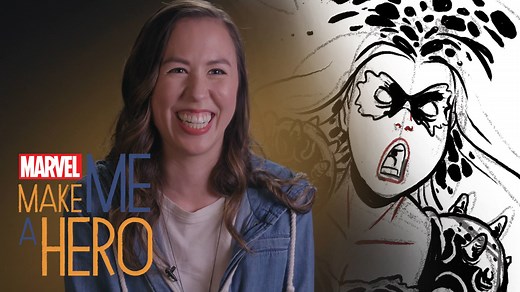In our new digital series #MakeMeAHero, we work with real Marvel fans to create the comic hero of their dreams! For our first episode, we help Michelle Poh O'Malley design a hero who channels the essence of a volcano and the power of fire. 🔥 http://bit.ly/2JNVtx9 | Marvel