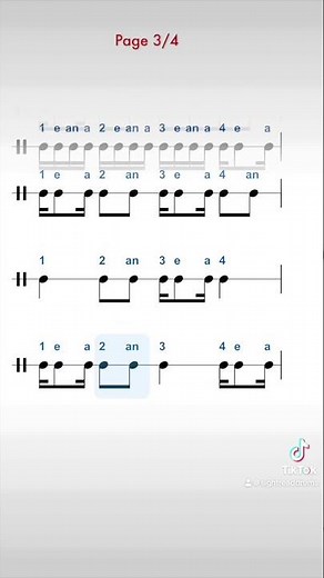 Learn this rhythm by clapping 👏 #rhythmplayalong #rhythmclapping #rhythm #musiclessons