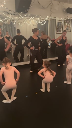 Dance Revelation on Instagram: "We adore watching our little ones in their pink leotards discover the joy of dance .. they teach us just as much as we teach them. #ballet #littledancers #creativemovement #childdevelopment"