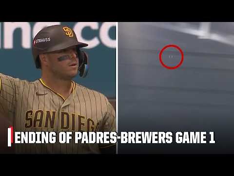 Brewers win Game 1 after Ty France’s hit off roof that is caught is ruled an out | ESPN MLB