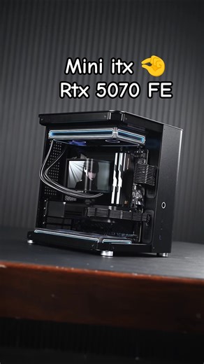 Portable 👺 2K Mini-ITX Gaming PC Build 💥 Intel Core Ultra 7 265K 🔥 RTX 5070 😵 #pcbuild #minitx #pc