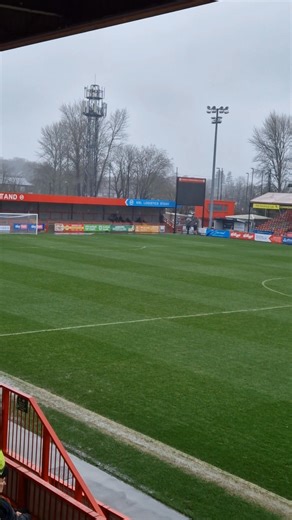 Here at Crawley Town FC for their televised League Two encounter with Crewe Alexandra Football Club - it's not pleasant! #football #crawley #crawleytown #TownTeamTogether | Crawley Observer