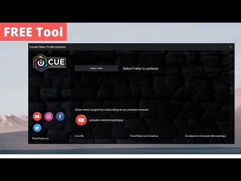 How to import multiple corsair iCue profile | Corsair iCue Mass Profile Importer