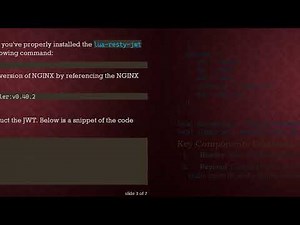 How to Sign a JWT with a Private Key in LUA Using NGINX