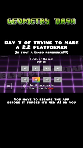 day 7 of making a 2.2 level #geometrydash #gd ‪@RobTopGames‬ ‪@NotVexus‬