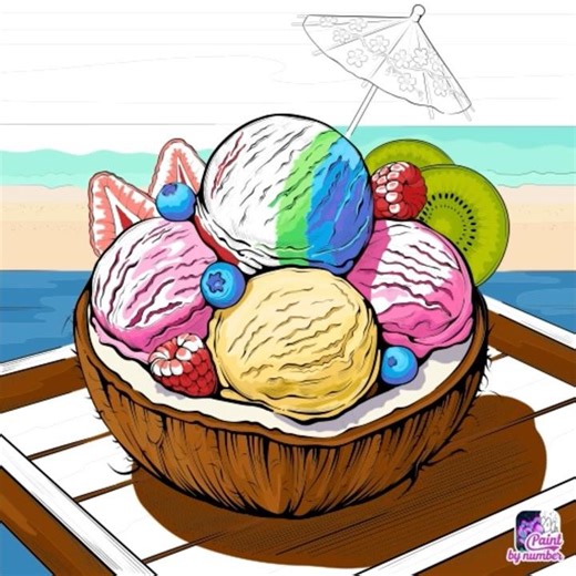 Happy Coloring - very good vibes coloring 🍧 #happycoloring #ytshorts #goodvibe #video