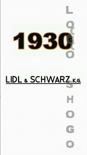 lidl logo evolution #logoshogo