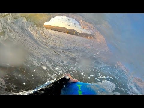 SCORING GLASSY AFTERNOON WAVES // POV // CLEAN MINI SLABS BEFORE NIGHT CLASS