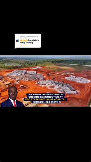Video 1:Ongoing construction of a 5star hospital in Udomi,redefining healthcare standardsVideo 2:Work in progress at the Adesuwa Overhead Bridge,easing traffic,improving mobilityVideo 3:The completed New Era Secondary School investing in the future through quality education.