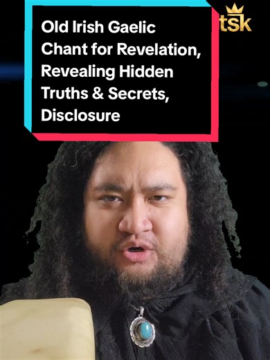 Throat singing an Old Irish / Gaelic chant for revelation, disclosure, revealing hidden truths and secrets, destroying lies, illusions and mirages. This Irish Gaelic chant centers on revelation and the emergence of truth from what is hidden. The words speak of a dark secret being uncovered and truth rising luminous from shadow. In Gaelic poetic tradition, darkness often represents mystery and the unseen rather than something negative, making the chant resonate with themes of inner discovery, cla
