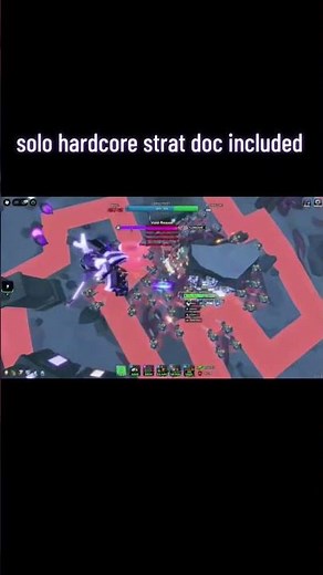 tds solo hardcore easy win with strat doc in description #tds #roblox #shorts