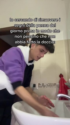 Washing Hands to Prevent Morning Colds in the Bathroom