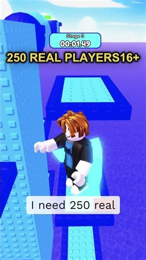 I Need 250 Players to Make My Roblox Game All Ages👀 #roblox