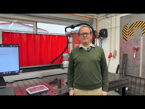 Vorführung und Erklärung von "Quick Points" für den Cobot, einfache Programmierung