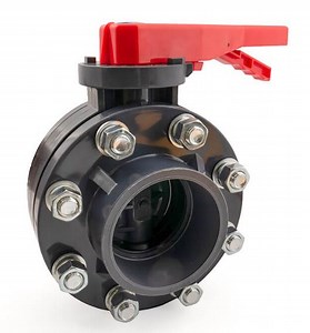 [Hot Item] Plastic PVC Manual Flange Butterfly Valve