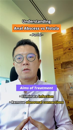 Mark Wong Surgery on Instagram: "Dealing with anal pain, swelling, or recurring infections? You’re not alone! This video breaks down treatments for anal abscesses and fistulas and how recovery really looks. Seek help early and take the first step toward comfort and healing. ❤️ Book an appointment with Mark Wong Surgery for a prompt and accurate diagnosis and treatment. #markwongsurgery #analabscess #analfistula #gut #guthealth #gutproblems #digestivesystem #colorectalcancer #cancerawareness"