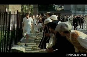 Chariots of Fire Clip - Running Around The Courtyard on Make a GIF