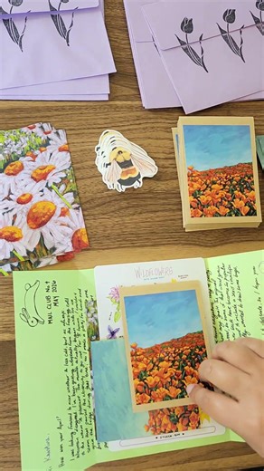 Packing May Mail Club Letters