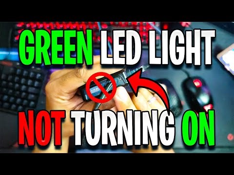 Mouse and Keyboard not Detected (Green Light not Turning ON)