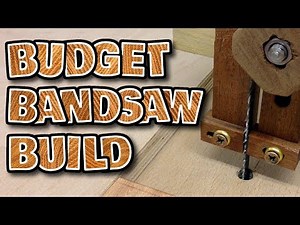 making a BANDSAW - how to make a low cost effective DIY bandsaw at home by VOGMAN