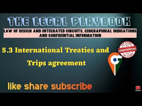 International treaties and trips agreement