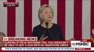211K views · 5.7K reactions | Hillary Clinton calls for gun reform - including a ban on the type of assault rifle used by the Orlando killer and prohibiting someone under FBI suspicion from purchasing firearms. | All In with Chris Hayes | Facebook