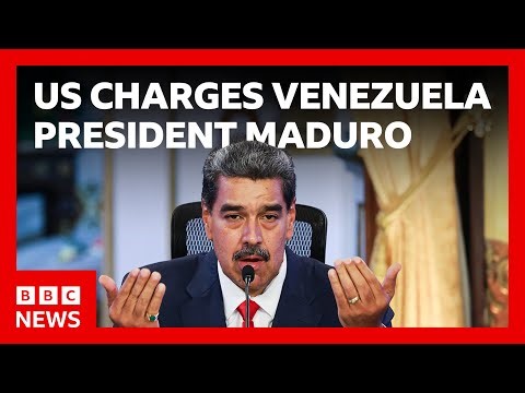 US charges Venezuela President Nicolas Maduro with drugs and weapons offences | BBC News
