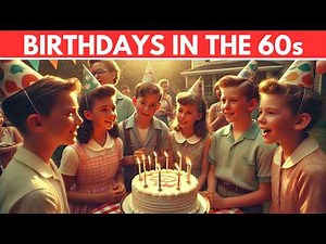 Remembering What Kids' Birthday Parties Were Like in the 1960s!
