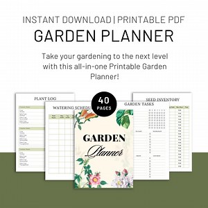 Printable Garden Planner: Vegetable, Herb, Flower Gardening Journal (PDF Download) - Etsy Australia