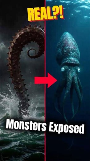 Real Creatures Behind Mythical Monsters 🐉✨#shorts