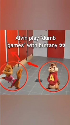 Alvin gets FREAKY with Brittany #alvinandthechipmunks #alvin #funny #freaky #comicdub