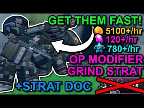 How To Get OPERATOR & JUGGERNAUT Fast & Easy! [OP Modifier Grind Strat] (TDS Roblox)