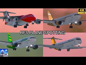 Jakarta Int’l Airport Plane Spotting | RFS Plane Spotting | Ultra Realism | 4K| #rfsnewupdate