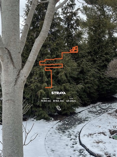 Long run day with the MOST treacherous park run and a gorg high vis bib☃️🦺🏃🏻‍♀️ #safetyfirst #longrun #marathontraining