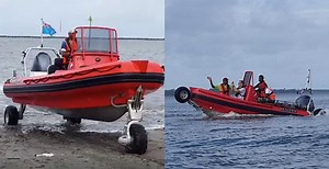 25 disaster response practitioners complete their training on use of Sealegs Vessels for disaster response