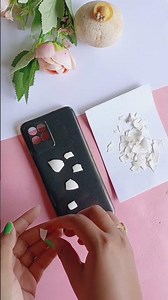 Mobile Back Cover Design #handmade #mobile #cover