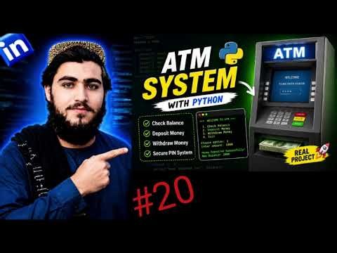 Build an ATM Machine in Python from Scratch 🏧 | Python Real Project
