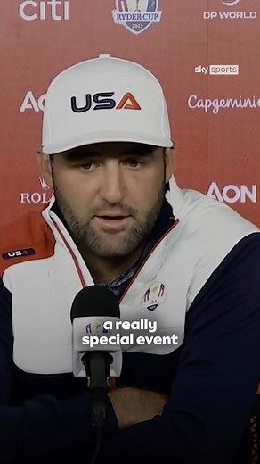 376K views · 3.2K reactions | "A really special event"  Scottie Scheffler gives an insight into what the Ryder Cup means to him ❤️ | Sky Sports Golf | Facebook