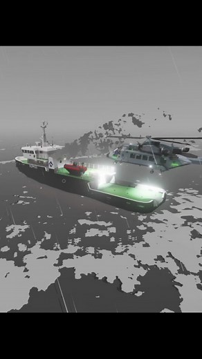 Helicopter Crash: Boat Sinks in Stormworks