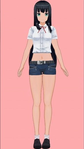 [COM3D2 showcase] Wakisu (Ver. Belly button) #COM3D2 #カスタムオーダーメイド3D2 #Waifu #bellybutton #おへそ