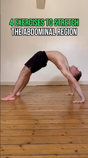 4 exercises to stretch abs ✅ #stretching #flexibility #yoga #mobility #exercise #health #gymnastics