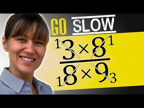 How to MULTIPLY FRACTIONS By CANCELING Common Factors | #2 Video