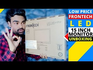 FULL HD MONITOR | Frontech 15 Inch Monitor Unboxing And Review | How to buy best monitor
