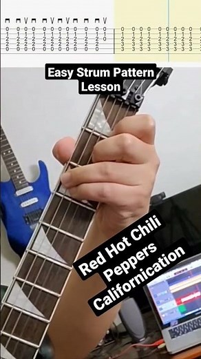 How To Play Californication | Easy Strum Pattern Lesson | Guitar Tutorial #shorts