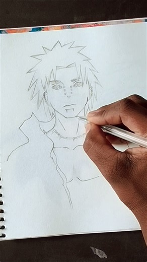 Pain Anime Sketch ✏️ | Naruto Drawing with Apsara Pencil