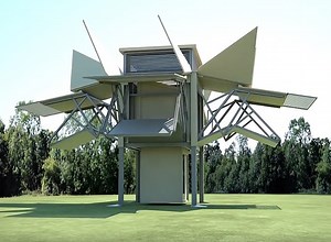 ten fold's houses unfold in eight minutes at the push of a button