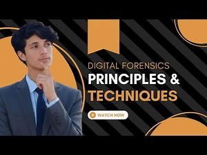 Digital Forensics Principles and Techniques