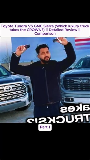 Toyota Tundra VS GMC Sierra (Which luxury truck takes the CROWN?) Detailed Review Comparison Part 1 #car #fyp #Auto #review