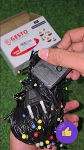 Gesto Multicolor Serial String Led Light with 8 Modes Changing Controller - Waterproof Serial Lights