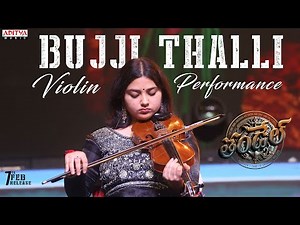 Bujji Thalli Violin Performance At Thandel Jathara Event | Naga Chaithanya | Sai Pallavi | DSP